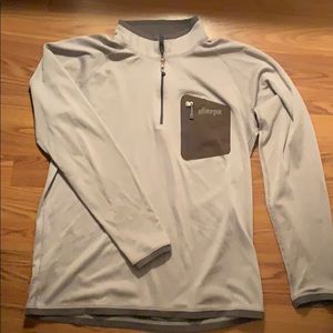 Long sleeve zip up shirt